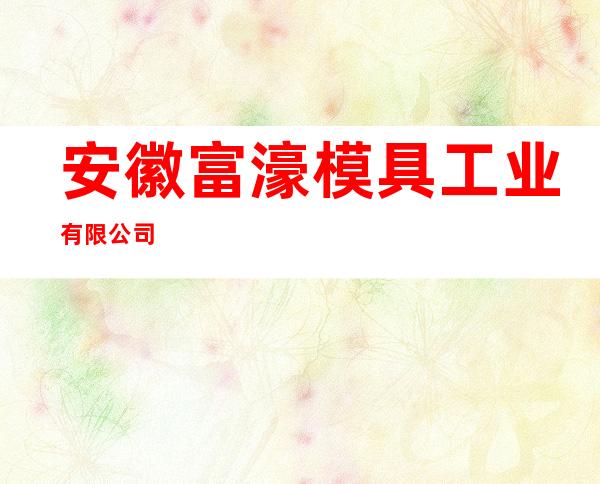 安徽富濠模具工业有限公司